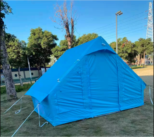 Air Pole Canvas Inflatable Tent