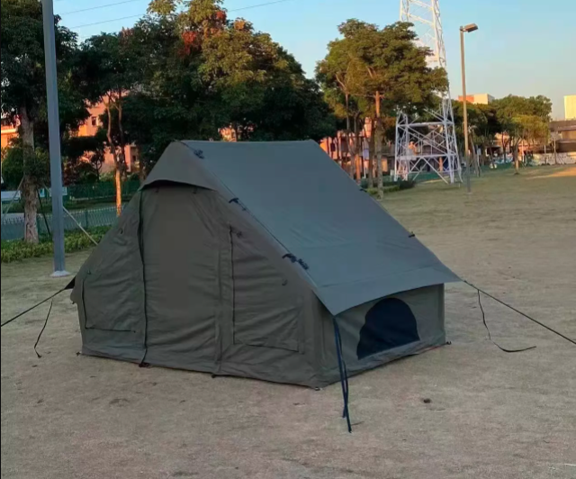 Air Pole Canvas Inflatable Tent
