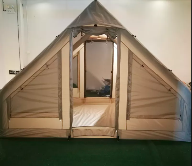 Air Pole Canvas Inflatable Tent