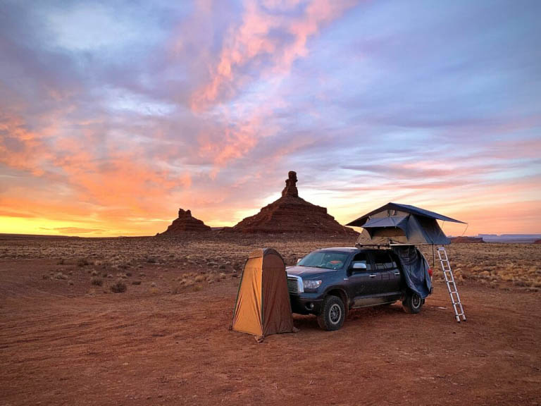 Roof Top Tent vs Camper Shell Camping