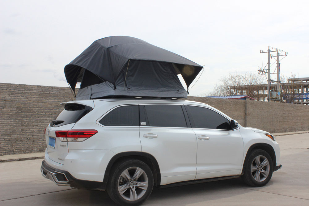 Outdoor Top Roof Car Tent 4-5Person 2023 Soft Shell Lightweight Roof Top Tent