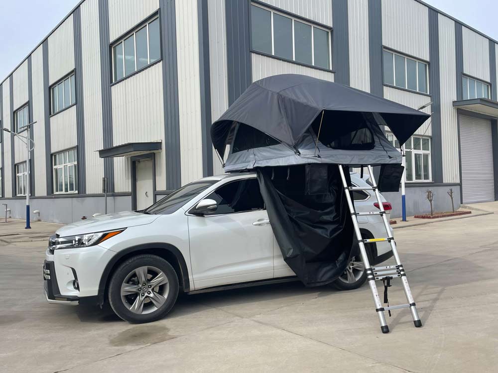 Outdoor Top Roof Car Tent 4-5Person 2023 Soft Shell Lightweight Roof Top Tent