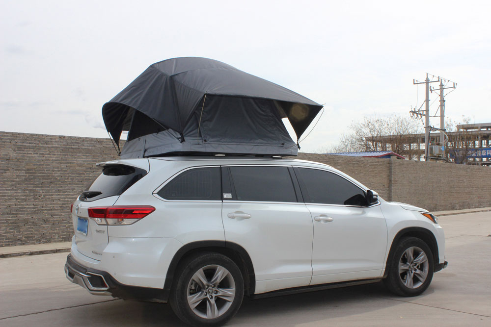 SRT12S Outdoor Top Roof Car Tent 4-5Person 2023 Soft Shell Lightweight Roof Top Tent