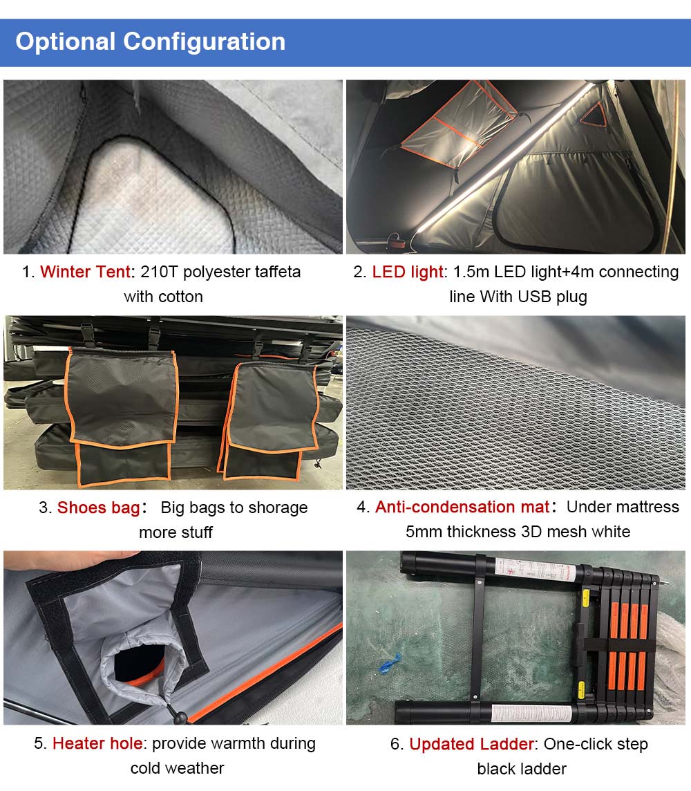 SRT20-130 OEM Custom Foldable Car Rooftop Tent Suppliers Soft Cover Lightweight Rooftop Tent