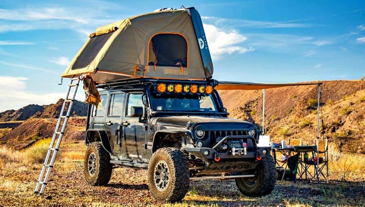 Jeeps have long been the first choice for adventurous people, with off-road capability, ruggedness and an affordable price tag. Most Jeep models can be easily paired with a roof tent (RTT) to create the ultimate land camping equipment.