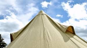 Once you are done with cleaning dust from the tent, separate the canvas tent canopy from the floor of the tent. You will wash the floor separately.