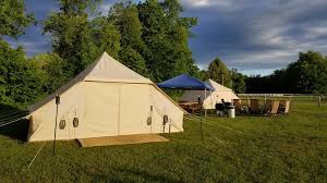 Your canvas tent can also be damaged by moisture over long periods of time. Even if the inside is dry, water seeping into tiny holes within the canvas can host mold and mildew that slowly degrade your tent, especially if it is packed while still damp.