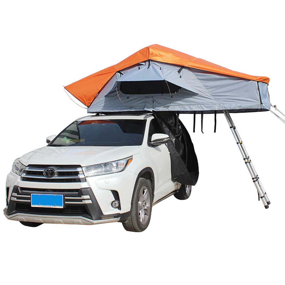 Camping Outdoor Car Tents 3-4 Person Custom Lightweight Insulation Liner Soft Roof Top Tent