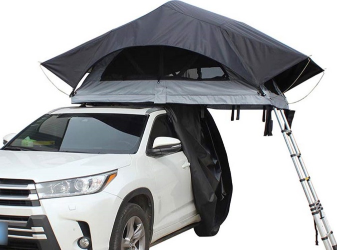 SRT12S Outdoor Top Roof Car Tent 4-5Person 2023 Soft Shell Lightweight Roof Top Tent