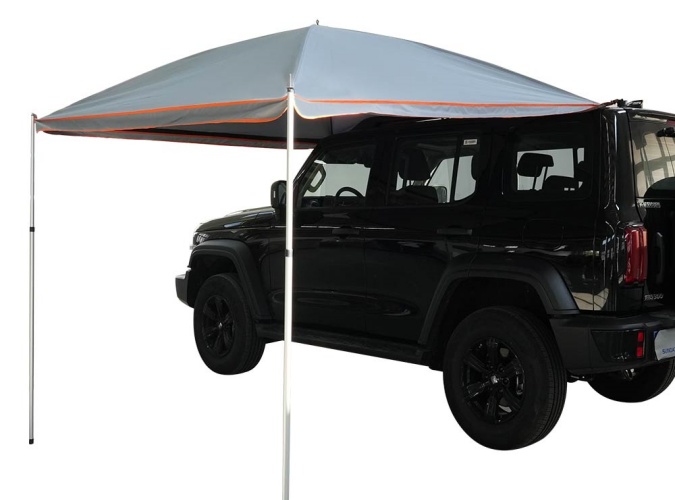 CA02 Retractable Car Roof Side Awning 4X4 4Wd Camping Waterproof Outdoor Camping Retracable Roof Car Tents Side Awning