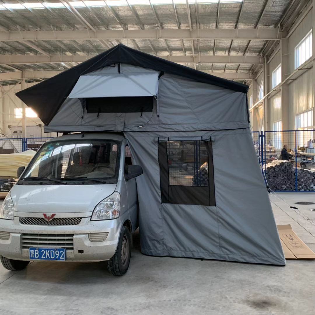 We diprodhuksi sawetara model populer Roof Top Tenda lan Vehicle Awning.