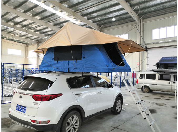 We diprodhuksi sawetara model populer Roof Top Tenda lan Vehicle Awning.